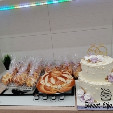 Торт, каравай и шишки на свадьбу